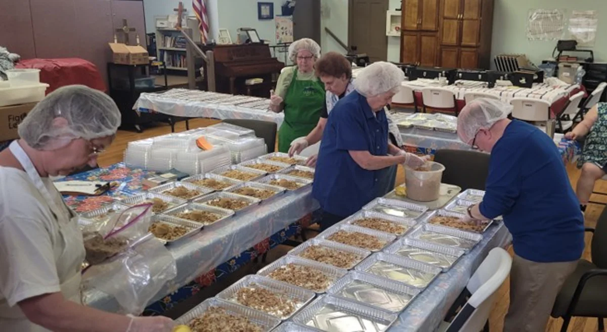 Black Lick Church Sticky Buns at Valley of Light Ministries Church in Homer City, Pa