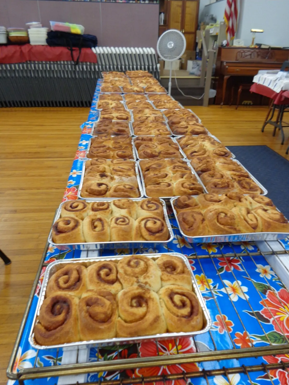 Black Lick Cinnamon Rolls at Valley of Light Ministries Church in Homer City, Pa